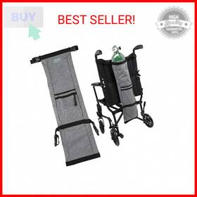 Vive Mobility 810041982841 Oxygen Tank Holder For Wheelchair - Portable Medical Cylinder Backpack