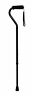 W1510bl Essential Medical Endurance Curved Handle Cane With Foam Black