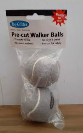 Walker 700987500110 Top Glides Pre-cut Balls One Pair