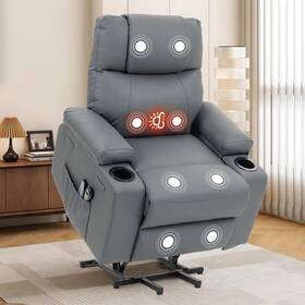Wayfair 721012221406 Electric Recliner Chair - Heat Massage And Lift Assist Pick Up Only Never Used