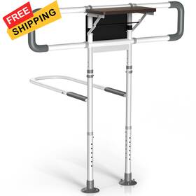 Hc030j Waysse Bed Rails For Elderly Adults Safety With Foldable Side X-large White