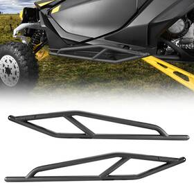 80ws311003 Weisen 1.5 Inch Nerf Bars Rock Sliders One-piece Design Side Steps Bumper Protector Gua