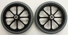 C81b-5 "x1 16 Black 5 Caster Bearing Wheel 8 " Front