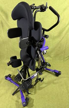 Pa5522 Zing Easystand Supine Tt Size 1 Pediatric Standing Frame For Up To 44 Inch Height