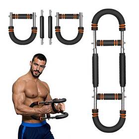 45-130 Zmzmbay 756593955943 Twister Arm Trainer Adjustable 6 Resistance Levels Lbs Chest Porta