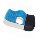 Zzcp1-black Zzcp Coccyx Seat Cushion Cooling Memory Foam Back Support Large