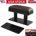 Car Armrest Pad Elbow Support Pu Leather Booster Cushion Adjustable Black. Fixed Price $30.62.