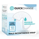Men's Incontinence Wrap, Maximum Absorbency Folding Pads For Reduced Mobility. Fixed Price $26.54.