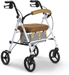 Medline Steel Rollator Walker 8" Wheels With Antimicrobial Microban Protection. Fixed Price $85.97.
