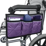 Wheelchair Armrest Organizer Waterproof Side Storage Pocket For Walking Aids. Fixed Price $15.98.