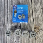 Carex Universal Tips For Walkers Bath & Shower Seats, Set Of 4. Fixed Price $5.99.