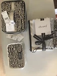Lot 4 Pc Set Kendall + Kylie Silver Spacious Vanity Case /makeup Bag Nwt Bundle. Fixed Price $26.99.