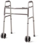 Medline Bariatric Folding Walker Extra Wide 500 Lb. Capacity In. Wheels 1 Ct.. Fixed Price $56.58.