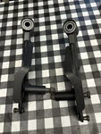 Pair Invacare Pronto Ato M91R Sure Step Right Left Caster Headtube Wheel Mounts. Fixed Price $44.99.