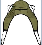Universal Padded Lift Sling With Head Support Sz Small 600 Lb Divided Leg. Fixed Price $34.99.