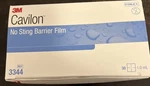 3M 3344 Cavilon No-sting Skin Barrier Film Wipe Sterile 30 Count Boxed Exp 2029. Fixed Price $16.00.