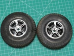 Oem Merits P326A Vision Sport Power Chair Drive Wheels 260 X 85 Flat Free. Fixed Price $99.99.