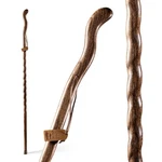 Brazos Handcrafted Wood Walking Stick, Twisted Oak, Ergonomic 48", Brown. Fixed Price $58.56.