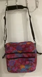 Messenger Bag With Adjustable Padded Strap By Vive Floral Pattern. Fixed Price $9.00.