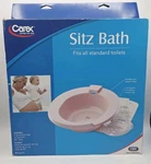 Carex Sitz Bath Fits Standard Toilets Hemorrhoid Postpartum Basin New Open Box. Fixed Price $15.19.