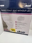 Drive Medical 12066 Raised Toilet Seat Without Lid - Lightweight Portable In. Fixed Price $26.65.