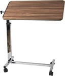Tilt-top Overbed Table, Bedside With Wheels, Hospital Trays. Fixed Price $153.99.