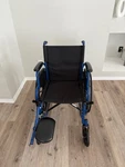 Drive Medical Wheelchair Blue Streak W/ Flip Back Desk Arm 18" Seat Footrest. Fixed Price $60.00.