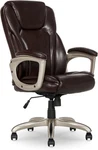 Serta Heavy-duty Leather Office Chair With Memory Foam, 350 Lb Capacity. Fixed Price $181.85.