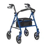Drive Medical 10257BL-1 4 Wheel Rollator With Seat, Steel Rolling Walker,. Fixed Price $56.95.