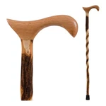 Mabis Healthcare Brazos Twisted Hickory Derby Rustic Walking Cane, 34-INCH Heigh. Fixed Price $52.83.