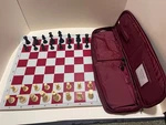 Set Complete - Red Bag 20" X Vinyl Board Solid Plastic Pieces. Fixed Price $60.00.