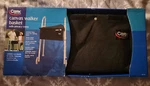 Carex Black Canvas Basket*with Privacy COVER*A829-00*FITS Most Walkers. Fixed Price $16.00.