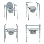 Safety Adult Bedside Commode Chair Potty Toilet Seat Folding Bathroom Medical Us. Fixed Price $41.99.