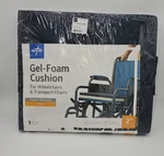 Medline Gel Foam Cushion For Transport Wheelchairs 18X16X2 Washable Cover. Fixed Price $19.99.