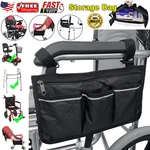 Outdoor Wheelchair Side Pouch Storage Bag Armrest Pocket Organizer Holder. Fixed Price $9.12.