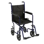 Travel Easier With Lightweight 19 Aluminium Transport Wheelchair. Fixed Price $179.99.