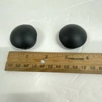 Medline End Caps Fork Cover Excel Deluxe Transport Wheelchair Plastic Black. Fixed Price $10.99.