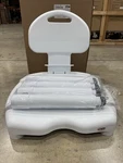 Carex Universal Bath Bench With Back Safety Chair For Seniors Handicap Seat. Fixed Price $60.00.