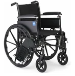 Medline Manual Wheelchair Black Steel Foldable Elevating Legrest Indoor Outdoor. Fixed Price $130.00.