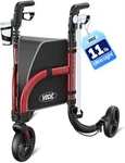 Vocic 3 Wheel Walkers For Seniors, Z25 Foldable Rollator With 8" All Terrain .... Fixed Price $134.95.