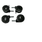 Invacare Bed Caster Set, 2 & Non-locking Replacement Wheels. Fixed Price $24.99.