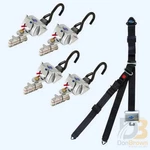 Qrt Deluxe Kit For Track With Retractable Shoulder/lap Belt Combo Q-8100-A1-L. Fixed Price $576.99.