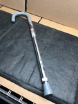 Drive Medical Aluminum Round Handle Cane With Foam Grip, Silver. Fixed Price $29.99.