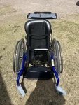 Rifton G4WSP Mobile Stander For Child. Blue, Black Tray, Wheel Locks, Aluminum. Fixed Price $1400.00.