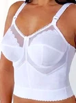 Goddess Black Long Line Wire Free Soft Cup Bra Bustier 36C 1304 Nwt Made Usa. Fixed Price $49.99.