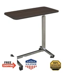 Medline Economy Overbed Table With Wheels - Versatile Use For Home, Nursing. Fixed Price $107.56.