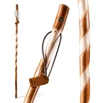 Brazos Twisted American Hardwood Walking Stick, Handcrafted Wooden Staff, Hiking. Fixed Price $55.56.