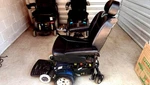 Pride Jazzy Blue Mobility Chair. Fixed Price $475.00.