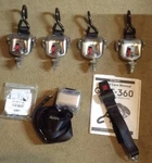 Qstraint Wheelchair Tiedown L-track QRT360 Retractors Lap/shoulder Belt Kit Van. Fixed Price $649.99.