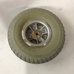 Used Shoprider Streamer Power Chair Drive Wheel Tire Assembly 260X85 3.00-4. Fixed Price $18.75.
